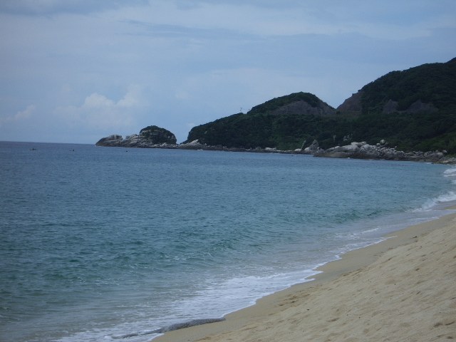 入り江と砂浜