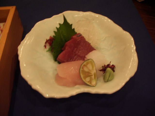 お造りの盛り合わせ